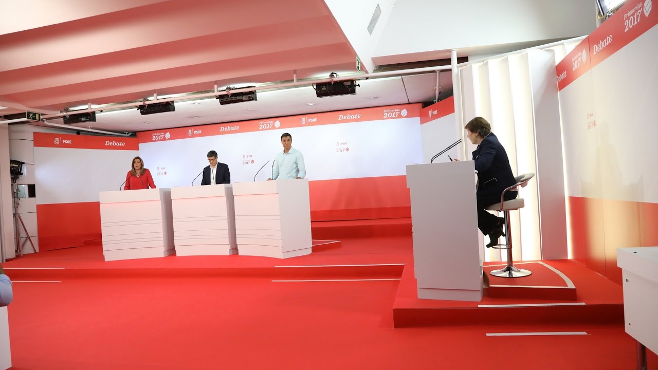 Debate entre los candidatos a la Secretaría General del PSOE