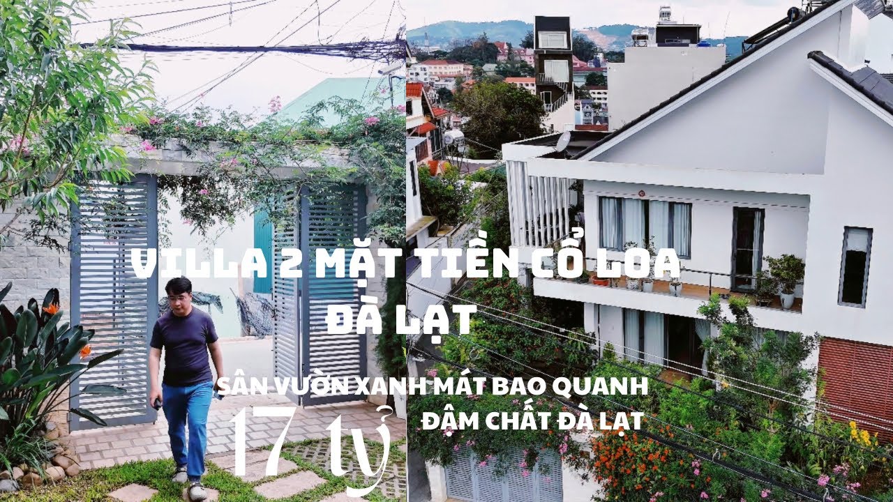 Bán Villa Sân Vườn Mặt Tiền Đường Cổ Loa Đà Lạt | 2 Mặt Tiền, Đã Hoàn Công, Giá 17 Tỷ