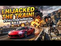 I HIJACKED A TRAIN IN GTA-5 #GTA5#GTAV#Gaming#GTA5Gameplay#GTA5Heist#theft#trainhijacked#carstolen