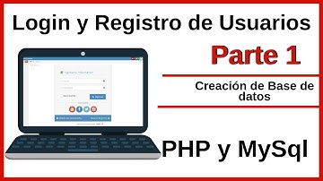 Login y registro de Usuarios en PHP Clase 1: Descarga de Archivos y Creacion de BD