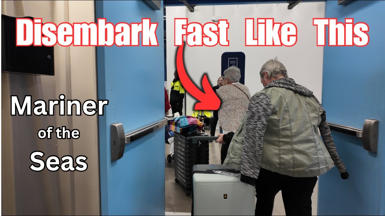 This Is How You Should Disembark A Cruise Ship. Our Last Day On Mariner of the Seas