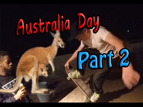 Australia Day - Eating Kangaroo & Skating - Part 2