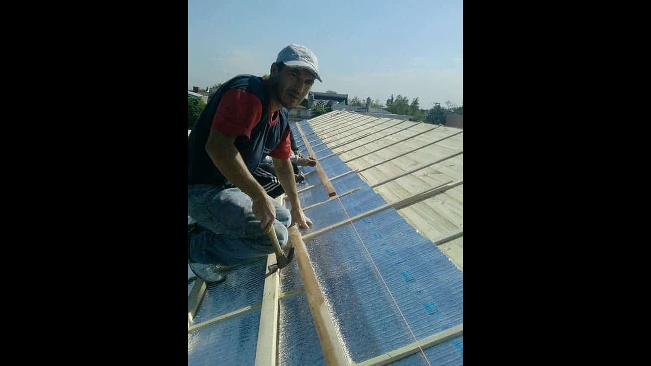 como armar techo de madera y chapas - YouTube