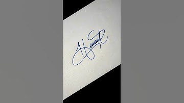Hemant , Signature style #artist #calligraphy #handwriting #trending #youtubeshorts #shorts