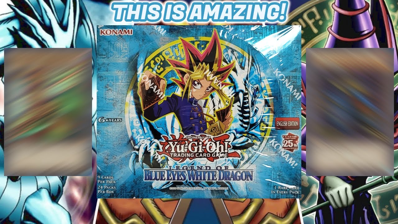 25th anniversary legend of blue eyes booster box Yugioh Legend of Blue Eyes White Dragon 25th Anniversary Sealed 24ct Booster Box