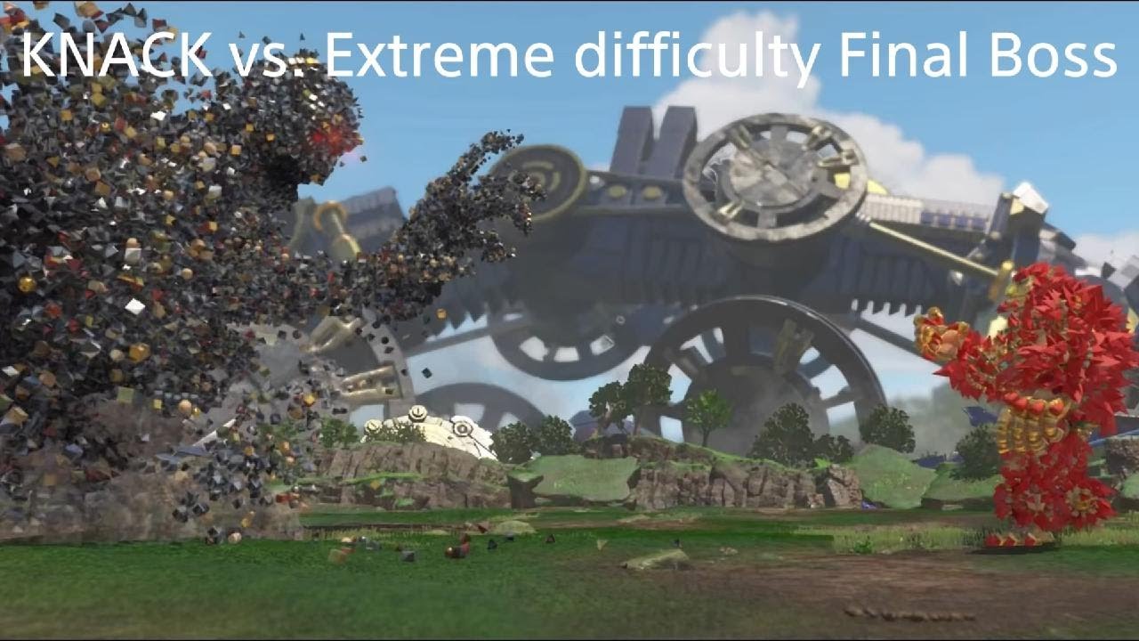 Beating KNACK 2' Final Boss on Extreme difficulty
