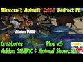 Creatures Plus v5 Addon Showcase Sharks Animals Minecraft Bedrock PE Minecraft Animals Ep158