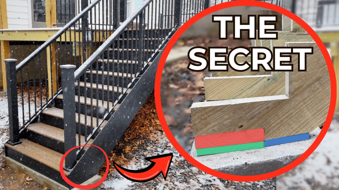 Сейчас все будут строить наружные ступени вот так (метод 