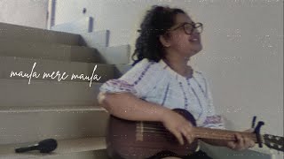 maula mere maula: singing nostalgic hindi music on a staircase
