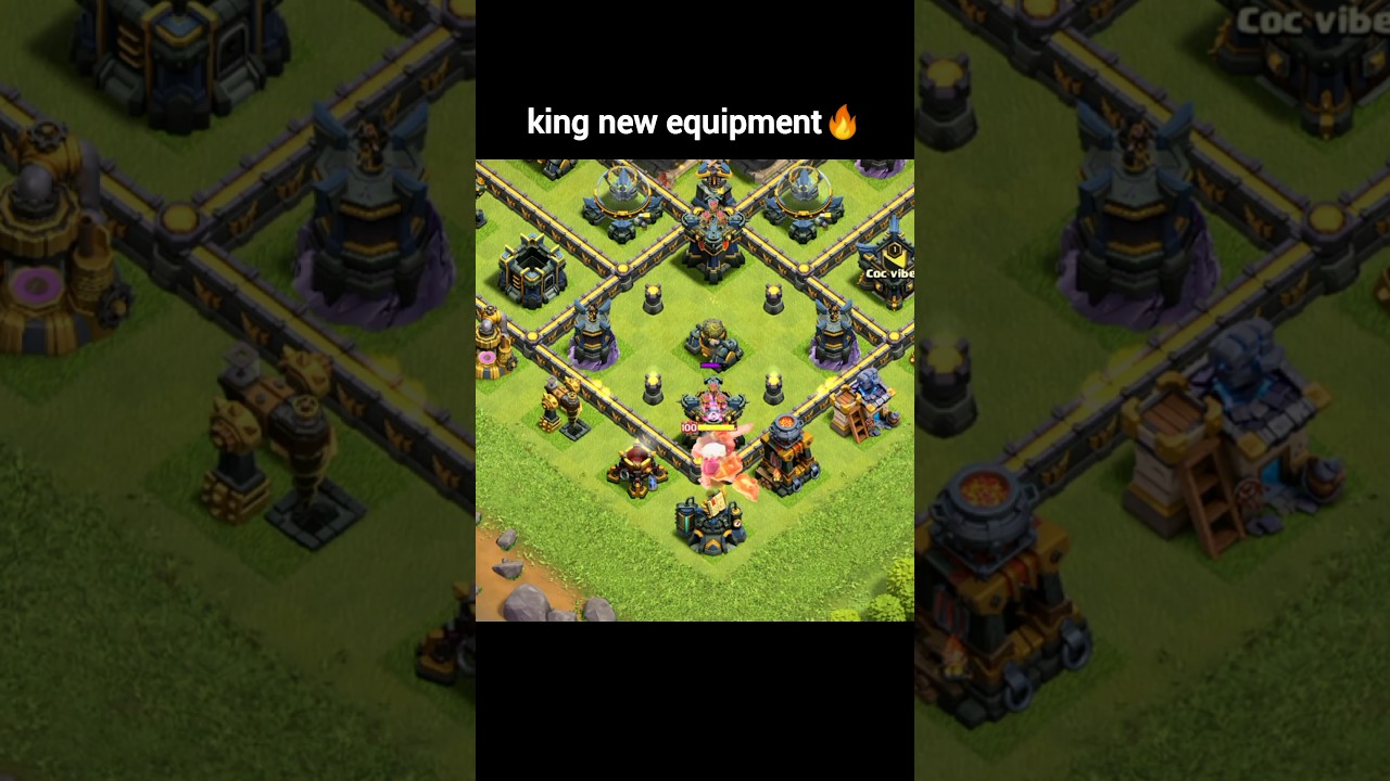 king new equipment attack strategy😱🔥-COC | 