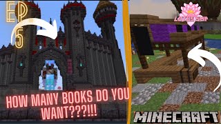 You Want How Many Books??!! The Market Shop Lotus Ep. 5 #Minecraft #MinecraftShopping