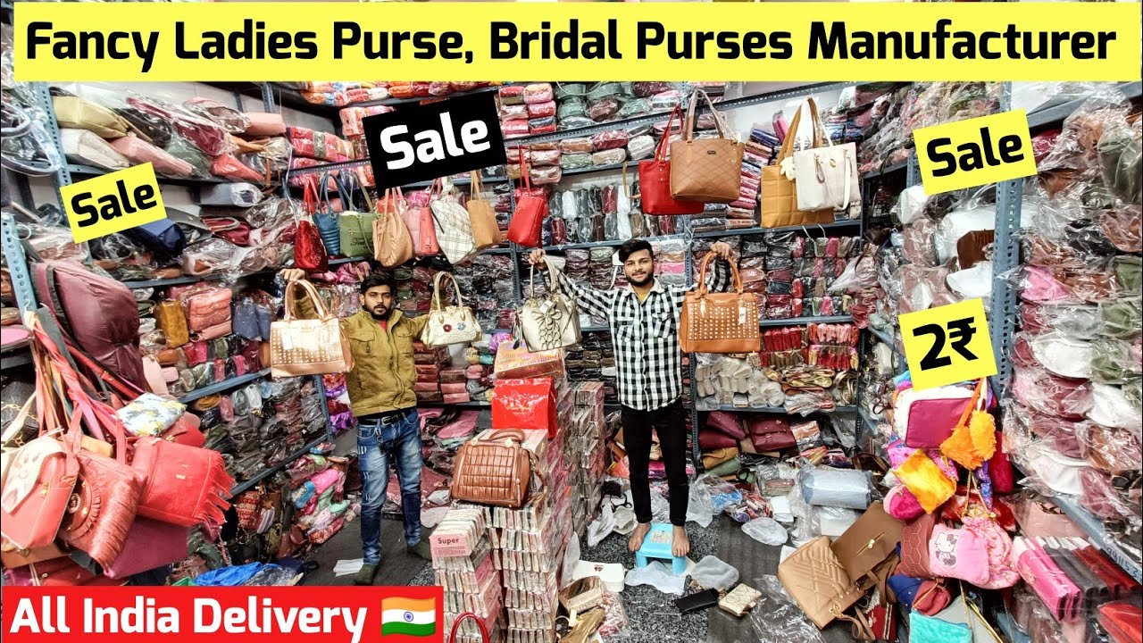 सबसे सस्ते Purse shop Delhi Sadar Bazar Branded Purse in Delhi