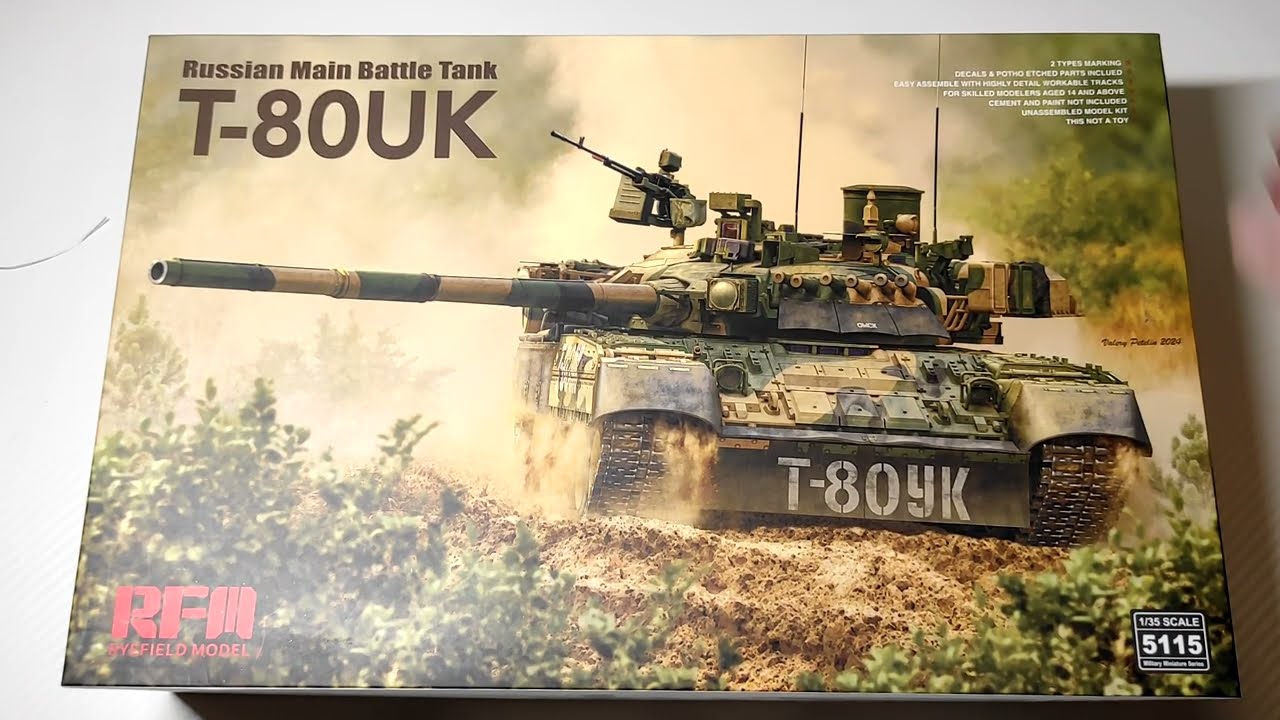 Т-80УК от RYE FIELD MODELS - обзор набора, нюансы сборки