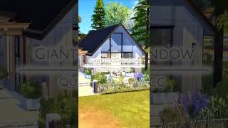 Giant Glass Window Trick in The Sims 4 ✨ @merleenka