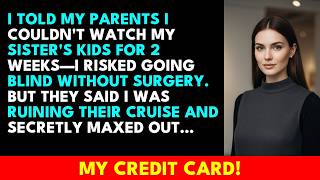 I Told My Parents I Couldn't Watch My Sister's Kids — I Had Eye Surgery. But My Parents...