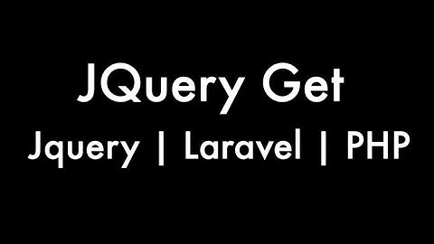 How to Use jQuery GET Requests in a Laravel Application