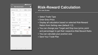 How to calculate the Risk Reward Ratio - StockCal screenshot 5