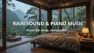 Download Lagu (No Ads) Rain and Piano Sleep Music No Ads for Deep Healing Sleep and Calm Night Ambience MP3