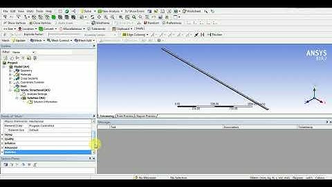 Shear force & Bending moment diagram in Anys workbench