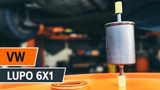 VW LUPO (6X1, 6E1) Benzinfilter Benzin austauschen - Video-Tutorial