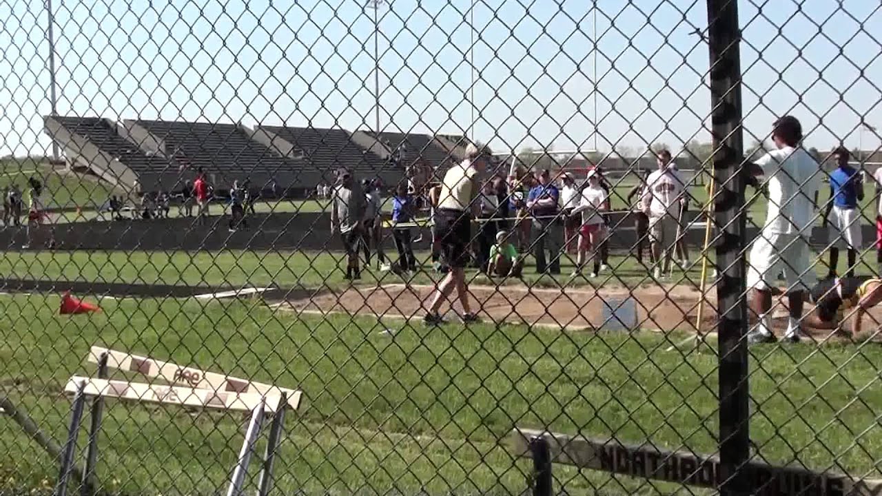 Karrina Winning the 2013 IHSAA Northrop Sectional Long Jump 18' 05½