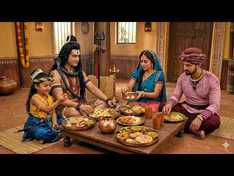 देखिए बाल कान्हा के साथ भोजन करनें आए देवों के देव महादेव | यशोमती मईया के नंदलाला | Krishan Leela