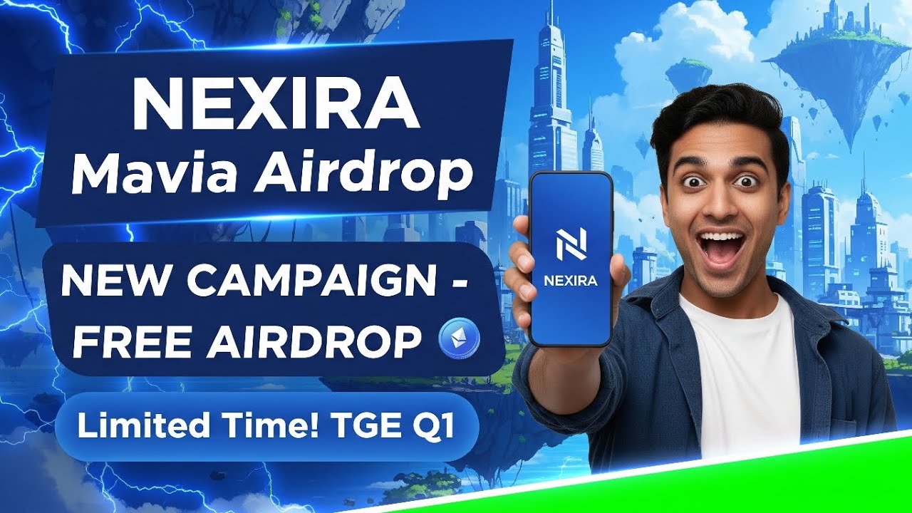 New Airdrop NEXIRA & Mavia | Free Crypto Airdrop 🎁 | Limited Time Campaign | TGE Q1 2026