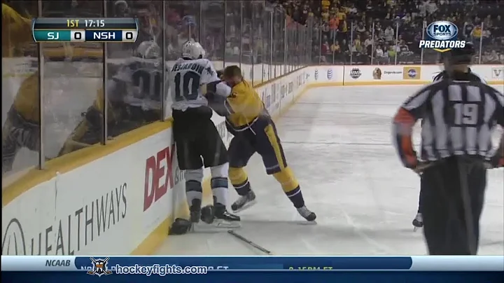 Andrew Desjardins vs Rich Clune Dec 14, 2013