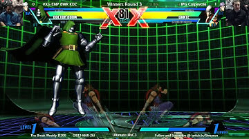 The Break #200 - UMvC3 W3 - VXG EMP 8WR KDZ VS IPG Colpevole