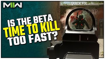 Is the Time to Kill Too Fast in MWII? | (Beta TTK Comparison)