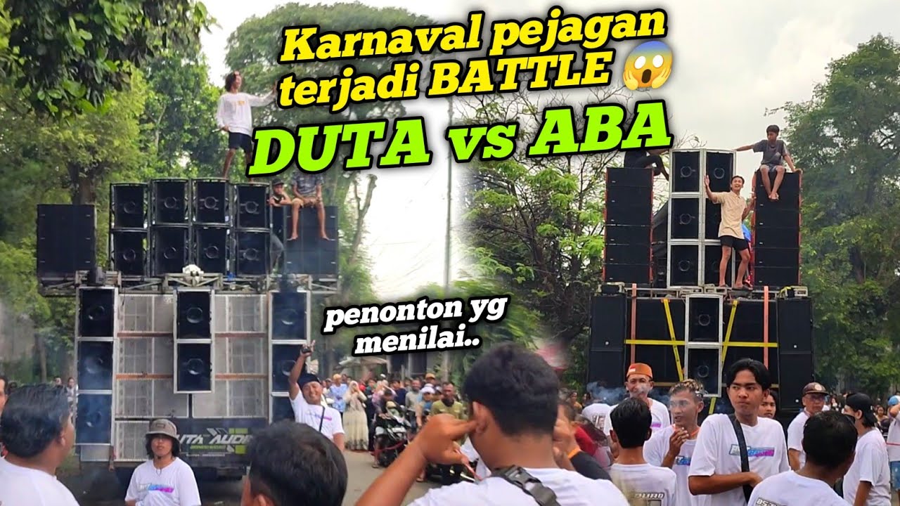 Aba audio vs duta audio terjadi battle di karnaval pejagan pace bondowoso 