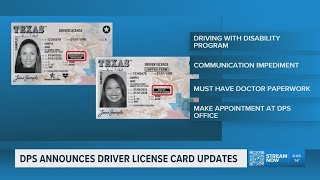 Texas rolls out driver’s licenses with disability identifiers