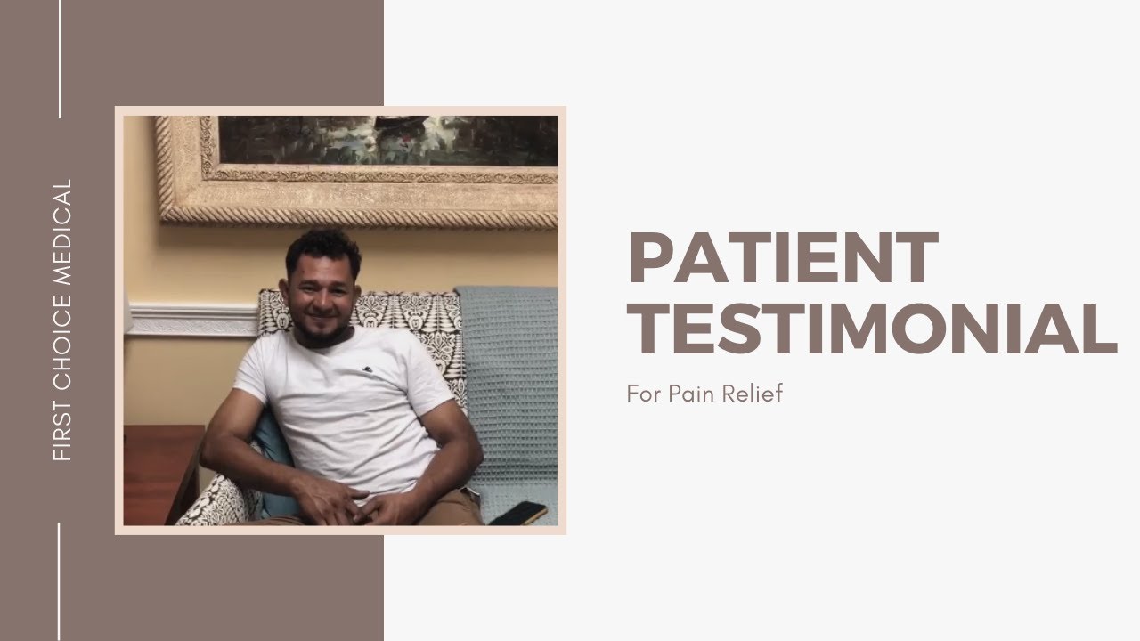 Patient Testimonial - First Choice Chiropractic & Medical Center - YouTube