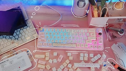 i built my own keyboard ♡ | TM680