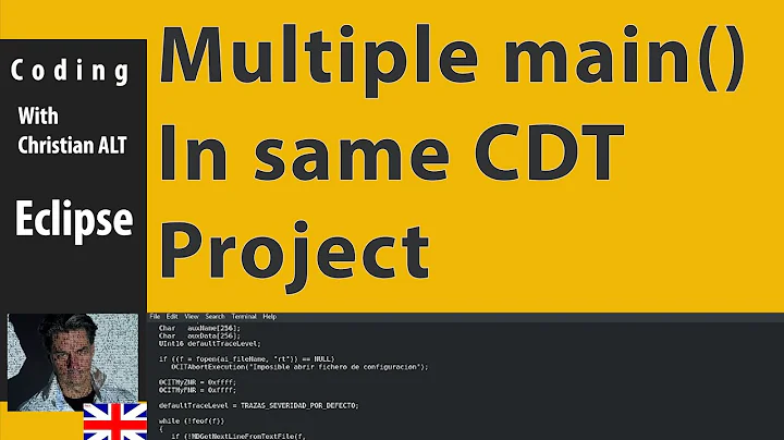 Multiple main() in  Project ● Eclipse  CDT ● Error solving