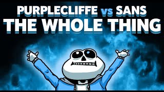 Purplecliffe Fights Sans in Undertale Genocide