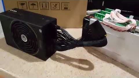 Bitmain Antminer s9 Unboxing Setup Video and  How to Hook Up the Power Supply