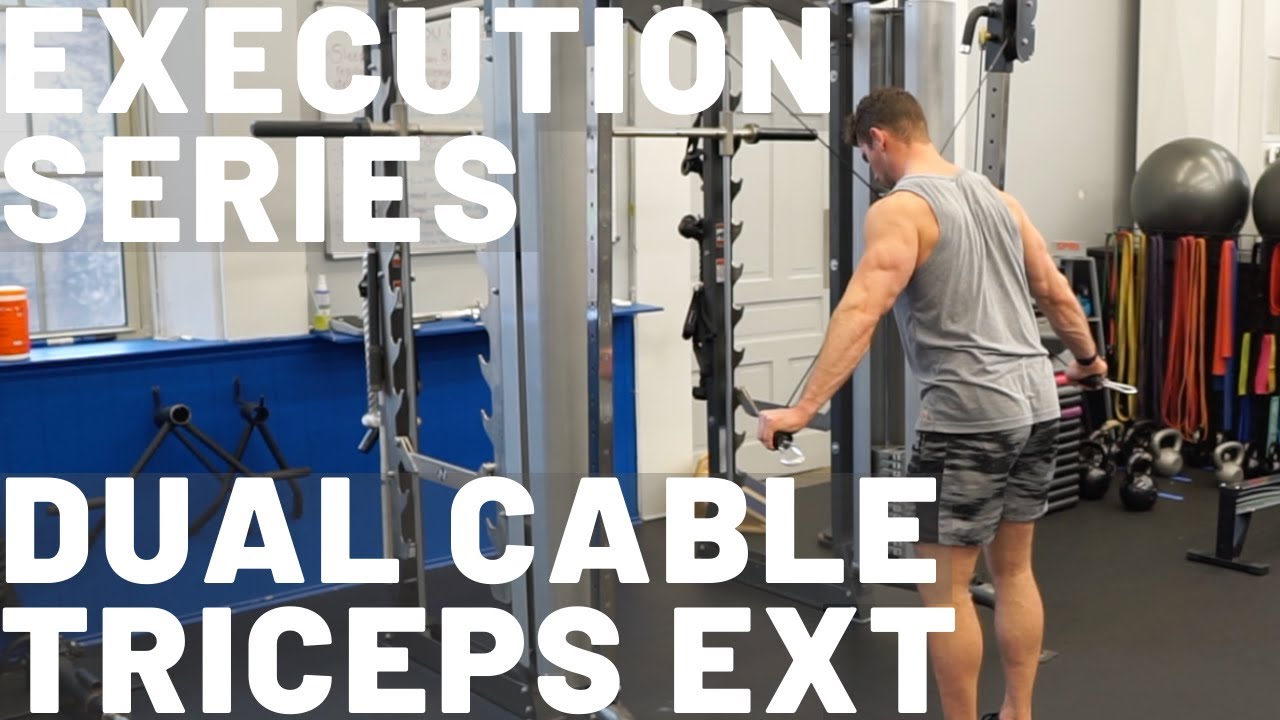 Execution Series Dual Cable Cross Triceps Extension YouTube