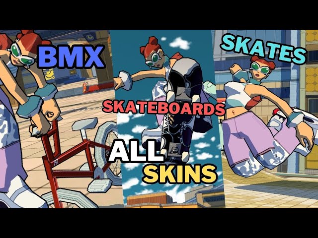 Bomb Rush CyberFunk - ALL DECKS, BMX, SKATES LOCATIONS AND GUIDE