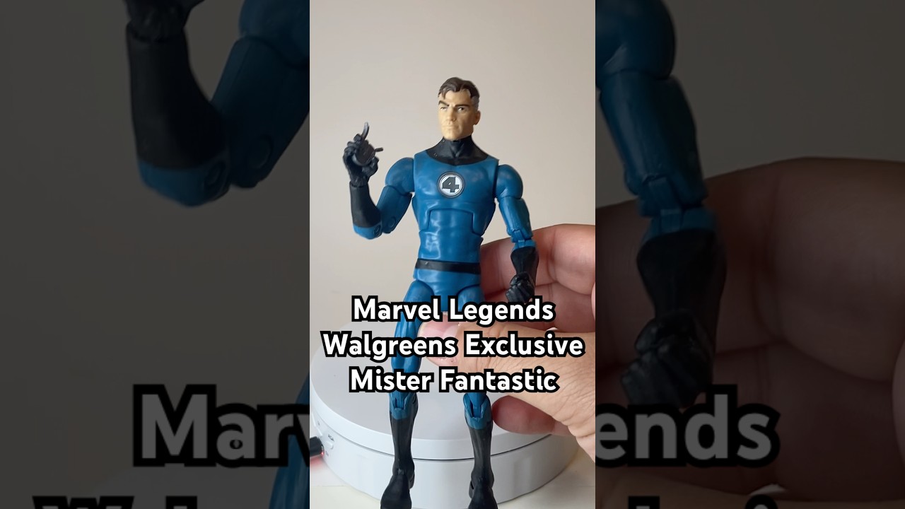 Marvel Legends Walgreens exclusive Mister Fantastic figure review. 