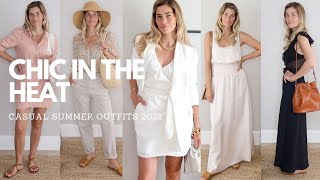 CASUAL SUMMER OUTFITS 2021 | How to look chic in the heat
