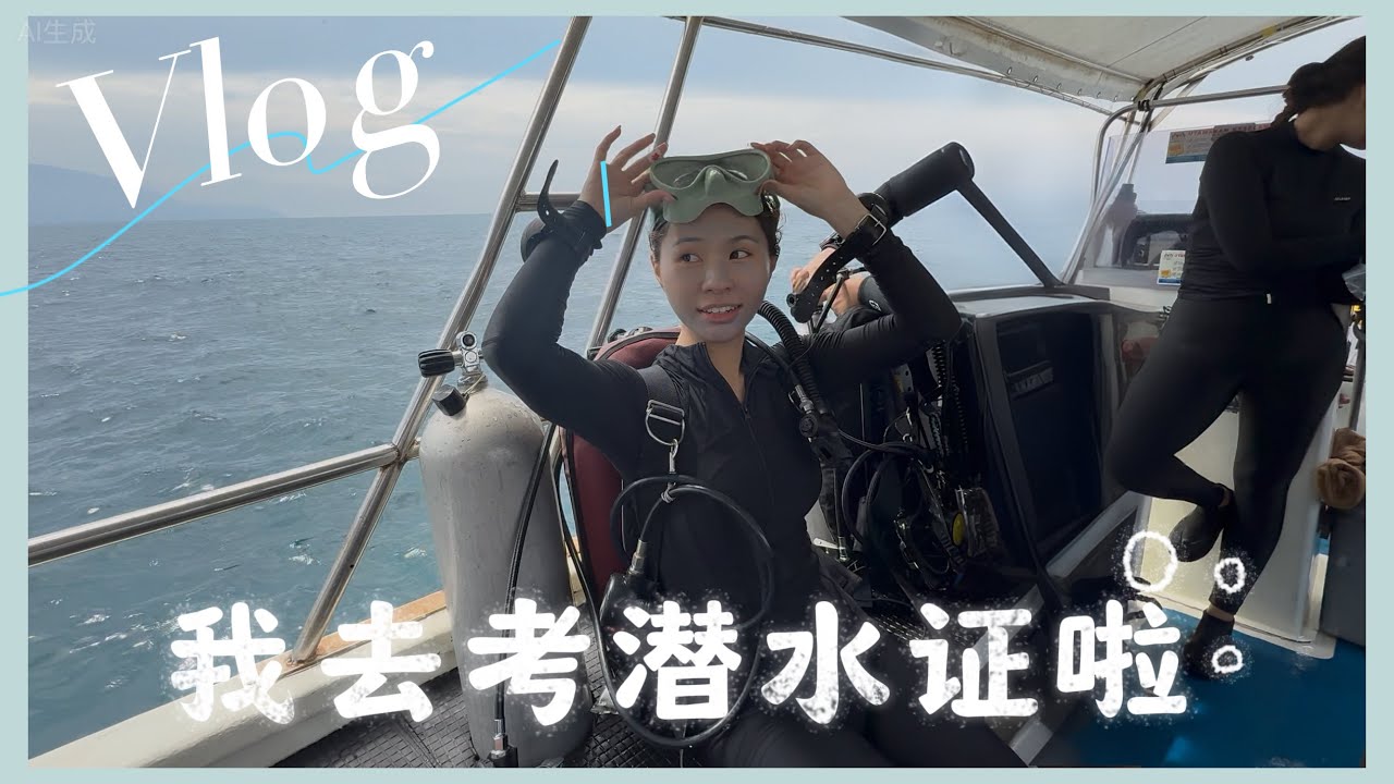 解锁新技能 我去考潜水证啦 | 【Miki‘s vlog】 縮圖