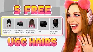 FREE* UGC HAIR OUT NOW!! 🤩HOW TO GET FREE BRAIDED HAIR IN ROBLOX EVENT 