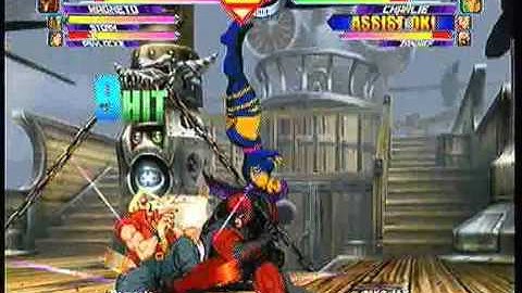 MvC2: Magneto Double Assist Combo to Rom (Psylocke AAA)