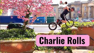 RIDING ON GLASS with Bike Trials World Champion - Charlie Rolls
