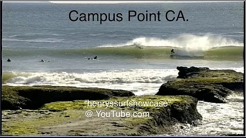 "Campus Point" CA. 3- 6.5 feet clean! - surfing