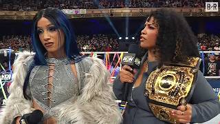 Mercedes Moné Interrupts Willow Nightingale's World Title Celebration | AEW Dynamite