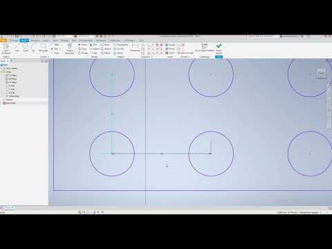 Tutorial.8 Rectangular, Circular Pattern & Mirror in Autodesk Inventor