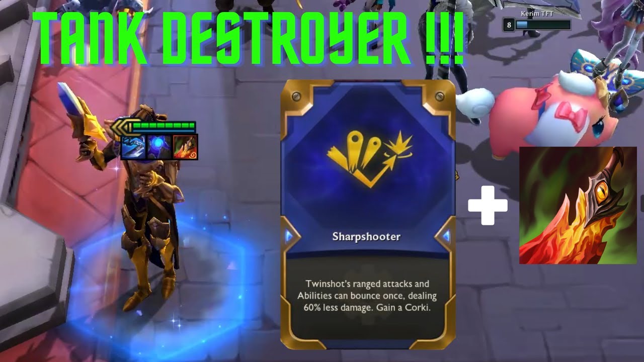 TFT Sharpshooter + Death's Defiance ⭐️⭐️⭐️ LUCIAN ! TFT Set