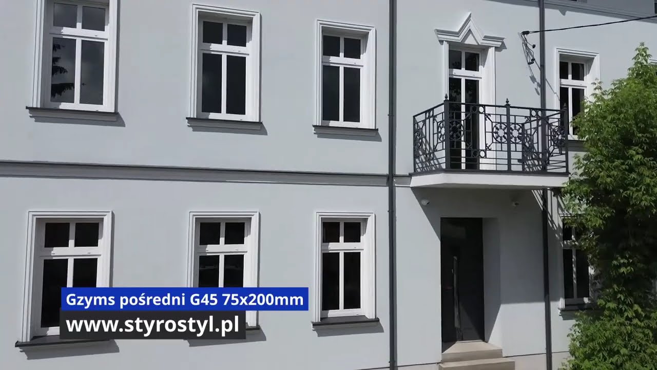 Sztukateria elewacyjna - Gzymsy - Elewacje - Listwy - StyroStyl.pl